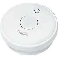 Logilink Rauchmelder austauschbare 9V Batterie weiß