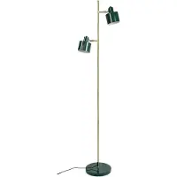 Dyberg Larsen Stehlampe Ocean, grün, für Wohn- / Esszimmer, Metall, Skandinavisch, Stehlampe