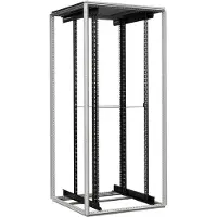 Rittal 1182095 Netzwerkschrank-Schienen (B x H x T) 800 x 2000 x 1000 mm 42 HE Grau