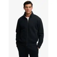 Superdry Sweatshirt "Sweatjacke Essential Logo Track Top", Herren, Gr. XL, blau (dunkelblau), Obermaterial: 60% Baumwolle CO. 40% Polyester PES., Sweatshirts Sweatshirt