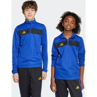 Adidas Trainingsshirt "TIRO 25 ESSENTIALS KIDS TRAININGSOBERTEIL" für Kinder, mit Reißverschluss, ohne Ausschnitt