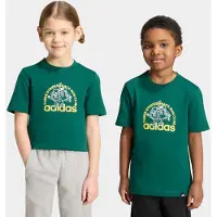 Adidas T-Shirt "LK FOOD T" für Kinder, im sportlichen Stil, Basic-Design, aus Baumwolle