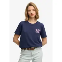 Superdry T-Shirt "SD&CO NEON RELAXED TEE" aus Baumwolle, Relaxed Fit, gerader Abschluss, normale Länge, Rundhals