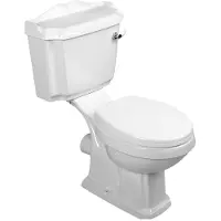 Aqualine ANTIK Retro Kombi-WC + WC-Sitz, weiß