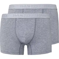 Hanro Cotton Essentials Boxershorts in Uni im 2er-Pack