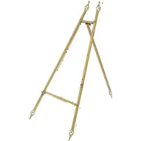 OEM Plakatständer, verstellbarer Haken, stabiles dreieckiges Design, Gold