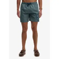Superdry Badeshorts "PRINTED LOGO 16 SWIM SHORT" modische Passform, unifarbenes Design, aus Polyester, pflegeleicht