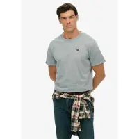 Superdry Rundhalsshirt "ESSENTIALS RELAXED TEE" Relaxed Fit, aus Baumwolle und Single Jersey, mit Logostickerei