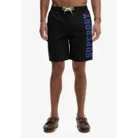 Superdry für Herren. M3010268A Bademode Logo 19 schwarz (L), Strandbekleidung, Recyceltes Polyester