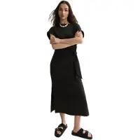 Scotch & Soda Ufu01582t Kurzarm Midi-kleid