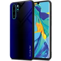 Cadorabo TPU Gestreiftes Glas Cover