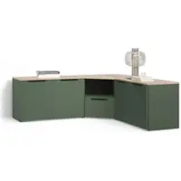 Livinity Wohnwand Piave Grün 3 Teile, Model 58856