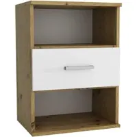 Masseno NACHTTISCH NOCTA 48/65,5/35 cm Weiß