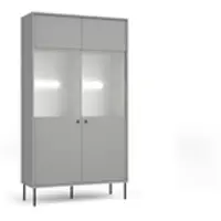 Masseno VITRINE NIMB 191,2/105,5 cm in Grau