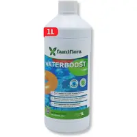 Famiflora Waterboost flüssig 1L - gegen trübes Wasser! - Klärt trübes Wasser, damit Schwimmen wieder Spaß macht