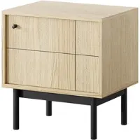 Masseno NACHTTISCH GIAPPONESE 53,5/56,5/39 cm Eichefarben