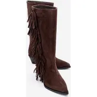 Forever & Always Orlo Lederstiefel mit Fransen im Western-Stil (Damen)