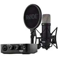 Rode Nt1 Signature Black + Ai-1 Studio Kit Mk2 Professionelles Mikrofon