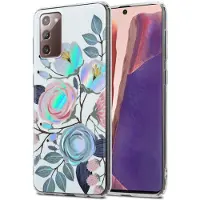 Cadorabo IMD TPU Bunte Blumen & Blätter Cover