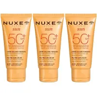 Nuxe Sun Sonnencreme Gesicht LSF 50 x3 3x50 ml Creme