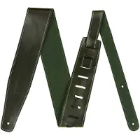 Fender Eingebrochener Lederriemen grün 25"