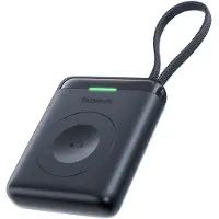 Baseus Powerbank EnerFill FW11 5W do Apple Watch z wbudowanym kablem - czarny