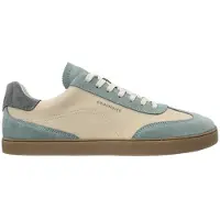 Groundies Panama, Beige/Sage Green, Herren, Barfußschuh, Leder, - Barfußschuhe HERREN, Grün, leder
