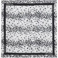 Karl Lagerfeld K/signature Leopard Silk Scarf Aop Karl Snow Leopard Größe: OS | Schals Outlet | Damen | Weiß