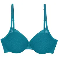 Triumph Signature Sheer, Weicher Becher, Blau, Bügel, Muster, Arizona Blue, Weiblich