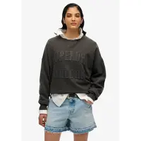 Superdry Sweatshirt "ATHLETIC TONAL APPLIQUE CREW", Oversize-Passform, aus Baumwolle und Sweatware, mit Rundhalsausschnitt