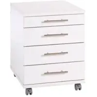 Proregal Möbelpartner Rollcontainer Eagle | HxBxT 57x42x50 cm (Höhe mit Rollen) | Buche von