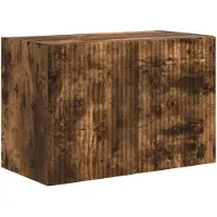vidaXL TV-Wandschrank Wandmontiert Geräucherte Eiche 59,5 x 31 x 40 cm