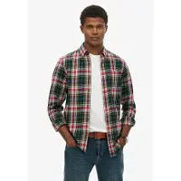 Superdry Langarmhemd "VINTAGE CHECK SHIRT" kariertes Design, mit Markenlabel, Regular Fit