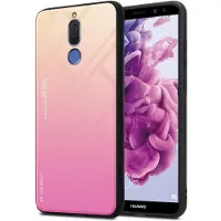Cadorabo TPU 2 Farben Glas Cover
