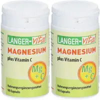 LANGER-vital Magnesium+Vitamin C 180 mg/Tag Kapseln 2x 2x90 St
