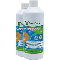 Famiflora Clearswim 2x 1L - gegen trübes Wasser! - Klärt trübes Wasser, damit Schwimmen wieder Spaß macht - Entfernt Seife, Öl und kleine Schmutzpartikel, damit das Wasser frisch und sicher bleibt