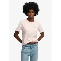 Superdry Print-Shirt "LUXE CASUAL RLXD TEE" aus Baumwolle und Single Jersey, Relaxed Fit, mit Rundhalsausschnitt