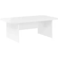 vidaXL Couchtisch Hochglanz Weiß 93 x 53 x 33 cm Holzwerkstoff