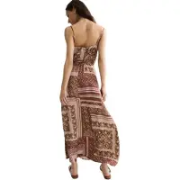 Scotch & Soda Ufu01584t ärmelloses Langes Kleid