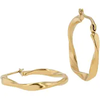 Adelia´s Paar Creolen "Ohrringe – Creole aus Edelstahl" Ideal als Geschenk zum einen besonderen Tag
