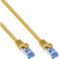 InLine 72607Y, 7,5 m, Cat6a, S/FTP (S-STP), RJ-45, RJ-45, Gelb