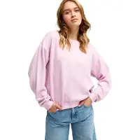 Roxy Fleecepullover "Surfing By Moonlight", Damen, Gr. L, pink lavender, Obermaterial: 68% Viskose, 29% Polyester, 3% Elasthan., Sweatshirts Fleecepullover