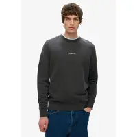 Superdry für Herren. M2014007A Sweatshirt mit Rundhalsausschnitt und schwarzem Mikro-Logo-Print (XL), Lässig, Baumwolle