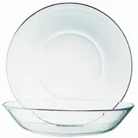 Esmeyer 12 x Hartglas Teller/Schüssel COSMOS