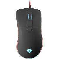 Genesis Krypton 500, rechts, Optisch, USB Typ-A, 7200 DPI, 4600 fps, Schwarz, Rot