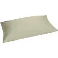Yumeko Kissenbezug Baumwollsatin 40x80 Grün - Eco, Bio & Fairtrade