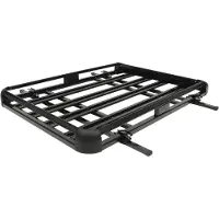 StarTech.com Auto Dachgepäckträger - Dachkorb Gepäckkorb - 160 cm Länge - Verstellbare Breite - Tragkraft 150 kg - Gepäckträger fürs Autodach