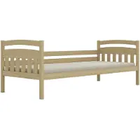 RAUMHIRSCH FURNITURE raumhirsch Kinderbett Tosia mit Matratze Natur lackiert 90/180 | Jugendbett