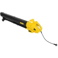 StarTech.com Elektrischer Laubbläser und Laubsauger - 2-in-1 Gartenbläser - 3000W Kabelgebunden - 270 km/h Luftgeschwindigkeit - 35L Fangsack - Häckselfunktion - Gelb