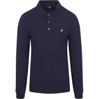Lyle & Scott Longsleeve Polo Navy